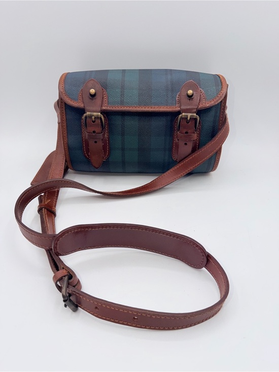 Polo Ralph Lauren Handbags - Vintage Plaid Barrel Polo Ralph Lauren Crossbody Bag